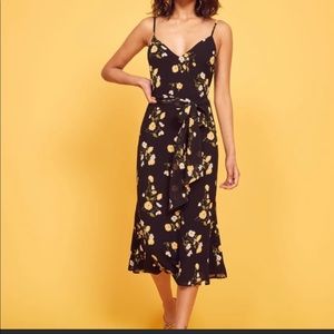 Reformation Dietrich midi dress piazza print